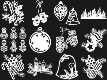 Pinceaux : Noël (3) Pinceaux Noël (3)