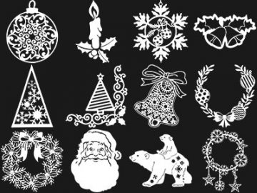 Pinceaux : Noël (4) Pinceaux Noël (4)