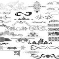 Pinceaux Ornements (5)