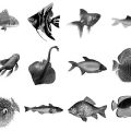 Pinceaux Poissons (1)