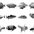 Pinceaux Poissons (2)