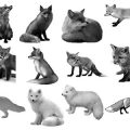 Pinceaux Renards (2)