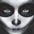 Retouche peinture, masque mortuaire (Mascara de la muertos)